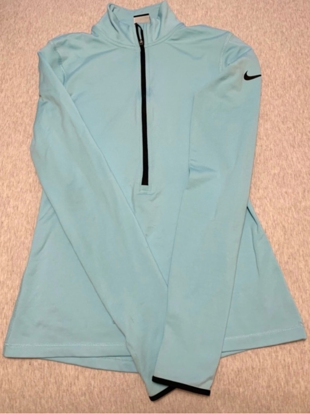 Nike Dri-Fit 1/2 zip fleece lined jacket
